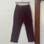 Chico's  Juliet Straight Pant Deep Merlot Dress Pants Size 10 Petite Photo 4