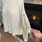 Blu Pepper Cream Knit Sweater Photo 4