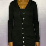 Isabella Rodriguez  long black cardigan Small Photo 1