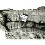 American Eagle  Tube Top Size XS Ruffle Crop Smocked Ruffle Green Photo 3