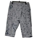 Lululemon Retreat Yogi Crop Star Crushed Silver Fox Deep Navy Pants Size 8 EUC Photo 0