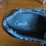 Coach Women's  "Kinsley" Lace Up Black & Silver Lace Up Shoes 7.5 Med Photo 5