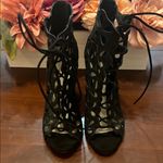 ALDO Black Lace-Up Women's Boots Photo 5