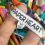 Anthropologie NWT Paper Heart  Aztec Sunrise Maxi Dress Size M Tiered Boho Hippie Photo 4