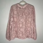 Torrid Chiffon Clip Floral Bubble Hem Blouse Size 2 Photo 1