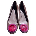 Tory Burch Reva Ballet Flats with Pink and Red Accents Size 8 Photo 5