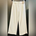 Madewell NWT  Women’s Superwide-Leg Jeans - Size 26 - True White Photo 1