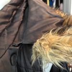 Super Cute Grey Fur Hooded Zip Up Vest Photo 6