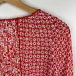 Poupette St Barth Tesorino Mini Dress Size S/M Tunic Flowy Resort Beachy Boho Red Size M Photo 4