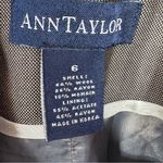 Ann Taylor  Wool Blend Blazer Jacket Taupe Brown Size 6 Photo 9