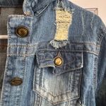 Short Blue Jean Jacket Size M Photo 3