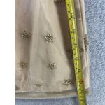 Angel Biba  Women's Mini Dress Pink Gold Stars Strapless Size Small Lined Photo 6