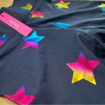 Terez  Black Rainbow Star Foil UpLift Leggings New Size XS Photo 7