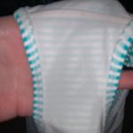 Bond Eye Australia gathered ruched 12 striped one piece swimsuit Blue Photo 3