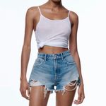 ZARA High Rise Jean Shorts Photo 0