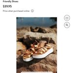 Platform sandals by Nest brand sneak print 1.5 inch high super cute Brown Size 7 Photo 2