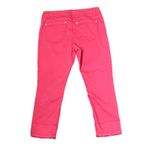 J. Jill Crop Jeans Size 6 Authentic Fit Red Cotton Stretch Blend Womens 30X24 Photo 6