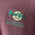 Hard Rock Cafe  Fort Lauderdale Polo Vintage 1993 Purple L USA Unisex Fit Photo 5