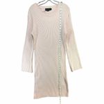 Hatch Lydia Sweater Dress Women 4 Pink Rib Knit Bump Friendly Feminine Maternity Size undefined Photo 7