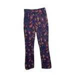 MOTHER The Rascal Ankle Jeans Blue Paisley Print Flare Leg Women's Size 23 Photo 5
