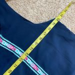 Crown & Ivy Navy Embroidered  Tank Top PL Photo 3