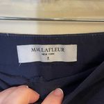 MM.LaFleur  Power Stretch Pants Flat Front Side Zip Kick Flare Black Size 8‎ Photo 3