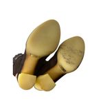 Gucci Dark Brown Suede Leather Fur Lined Tassel Knee Winter High Boots Size 6.5 Photo 5