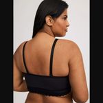 Torrid Lightly Lined 4-Way Stretch Lace Bandeau Details Black Bra NWT NEW Size 1 Photo 3