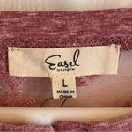 easel  Los Angeles Sheer Lace Tunic Size Large Dusty Pink Sheer Lace Mix Chic NWT Photo 6