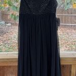 Anne Klein Black 100% Silk Beaded Cocktail Dress Size 4. NEW WITH DEFECTS Photo 0