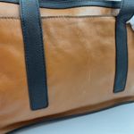 T Tahari Shopper Tote Shoulder Bag Leather Handbag Brown Purse Photo 6