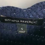 Banana Republic  Navy Blue Knitted Short Sleeve Blouse Photo 2