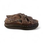 Dr. Martens VTG‎  Brown Leather Buckle Gladiator Platform Sandals 8209 90s Size 8 Photo 1