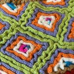 Artesania Multi Color Geometric Knit Hat Photo 1