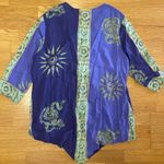 Soft Surroundings  Tie Dye Snake Sun Coastal Lagenlook Hankerchief Hem Top Photo 2