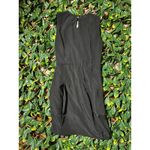 ZARA  Basic Business Casual Black Dress with Beige Slit in Center Size XS Photo 1