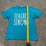 Jerzees  Blue 'Teacher Strong' Women's Tee Photo 1
