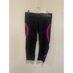 FILA (A-18) Sport capri leggings women size S black color Photo 1