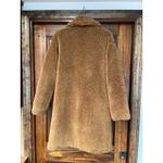 VERO MODA golden brown Teddy coat size small Photo 5