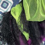 Party City  Black, Green, and Purple Mini Skirt Photo 1