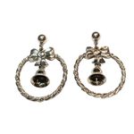 Vintage Holiday Earrings Set Photo 5