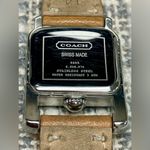 Coach Vintage  Wrist Watch #0255 - Stainless Steel/Tan Leather Strap - NIB Photo 10