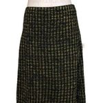 Kasper NWT Black Gold Harvest Moon Knit Skirt New Photo 2