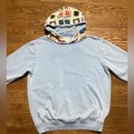 JK Sia crochet hoodie. XL. Light blue mineral wash. Photo 8