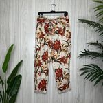 Chico's NWT Chico’s Tencel Lyocell Floral Utility Ankle Pant Tie Waist size 0.5 Photo 1