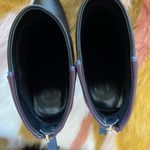 CAbi Black And Purple Two Toned Heeled Booties Photo 8