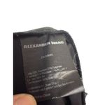 Alexander Wang  Black Flat Front High Rise Blue Trim Sporty Modern Shorts Size 6 Photo 6