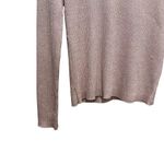 Rachel Roy Collection Metallic Ribbed Knit Sweater Pink Women’s Size XL Photo 1