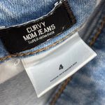 EXPRESS Curvy Super High Waisted Ripped Mom Jeans Size 4 Photo 6