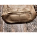 Brighton  Barbados Gold Leather Hobo Shoulder Bag Heart Charm Braided Strap Purse Photo 6